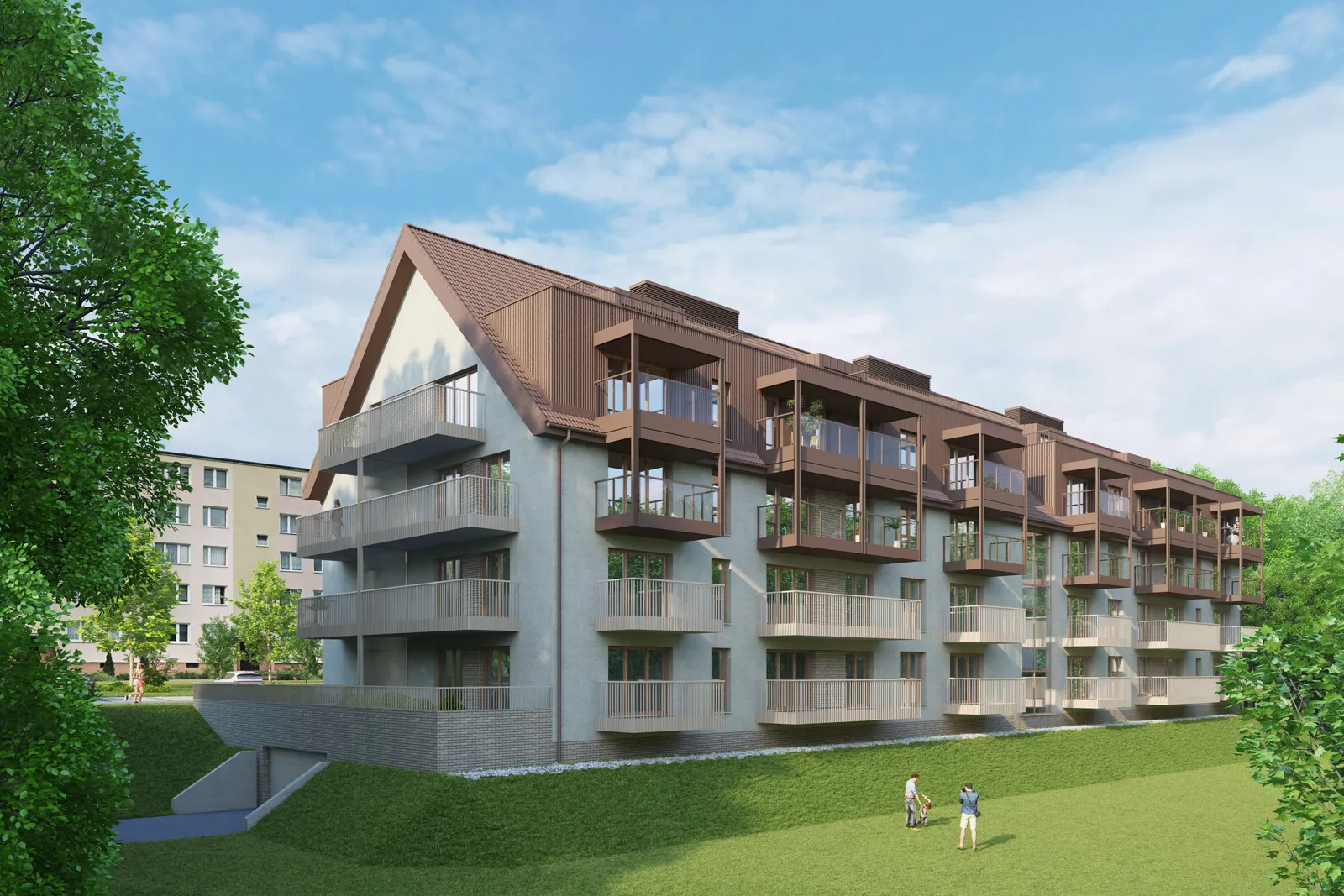 Budynek mieszkalny wielorodzinny przy ulicy Kopernika w Chełmnie – AXMN Gdańsk