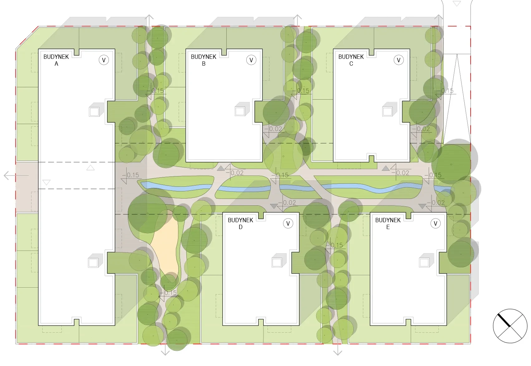 Mieszkanie Plus Warszawa – plan zagospodarowania terenu – projekt AXMN Gdańsk