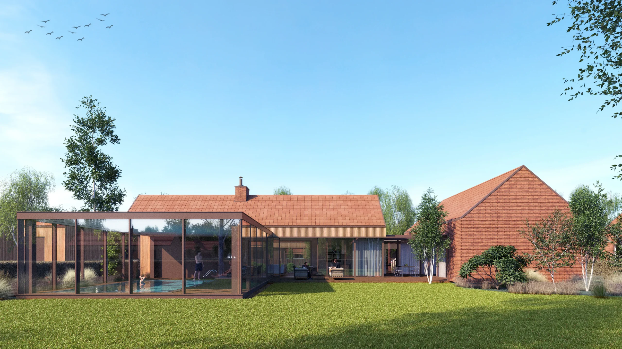 Tałty Resort – nowoczesne domy letniskowe z tarasami – AXMN Gdańsk