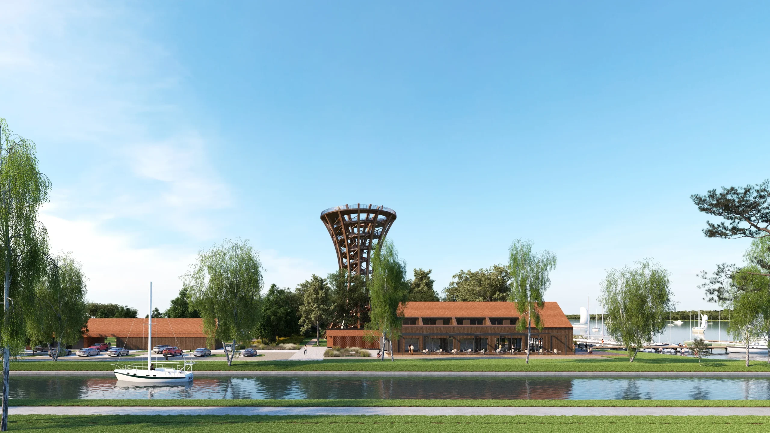 Tałty Resort – zabudowa wakacyjna z mariną – AXMN Gdańsk