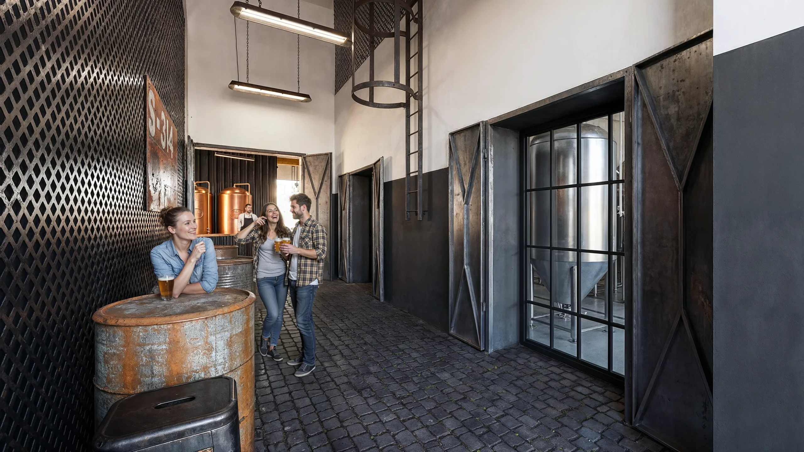 Browar Stocznia - Wnętrza - AXMN Gdańsk