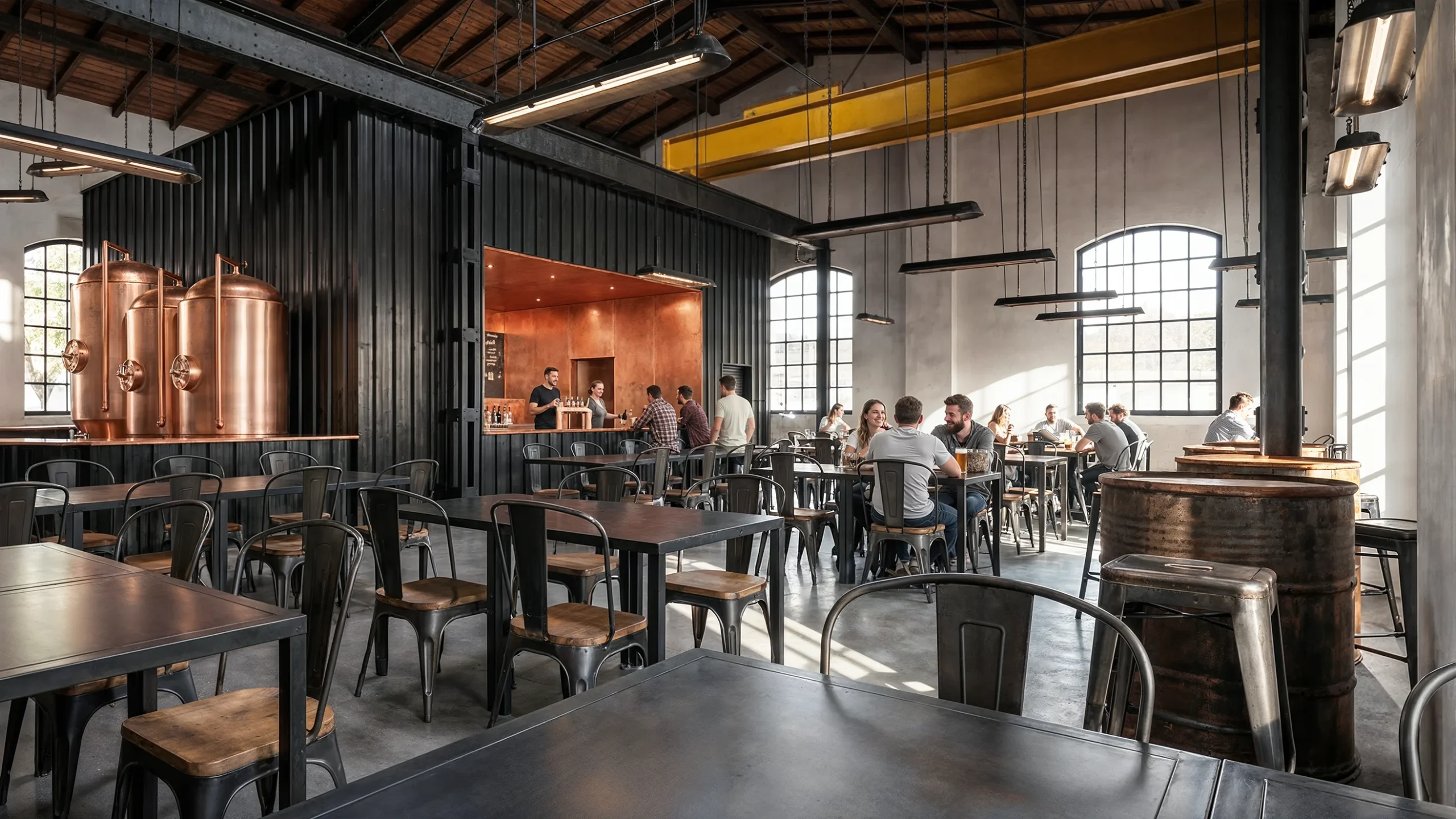 Browar Stocznia - Wnętrza - AXMN Gdańsk