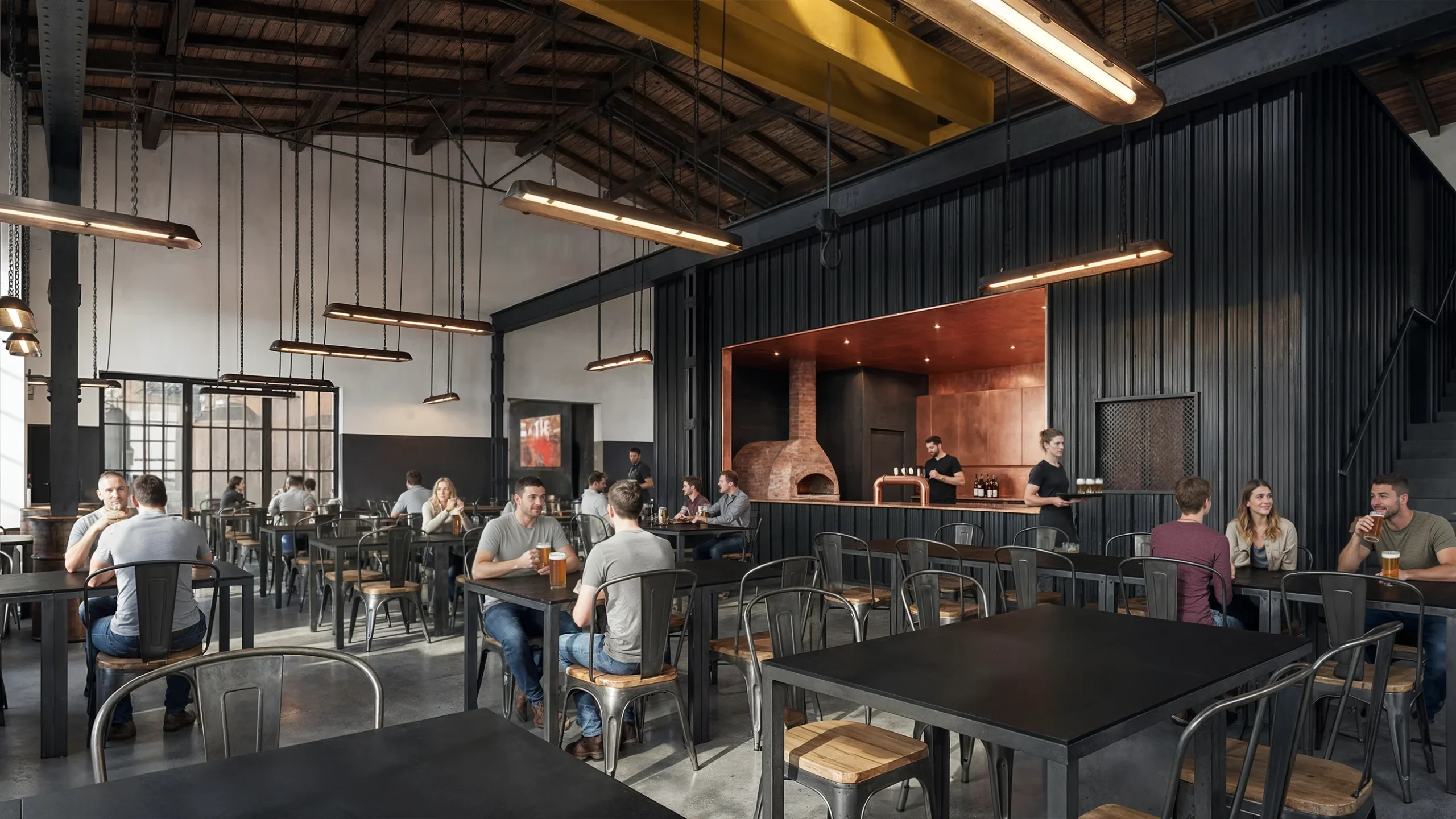 Browar Stocznia - Wnętrza - AXMN Gdańsk