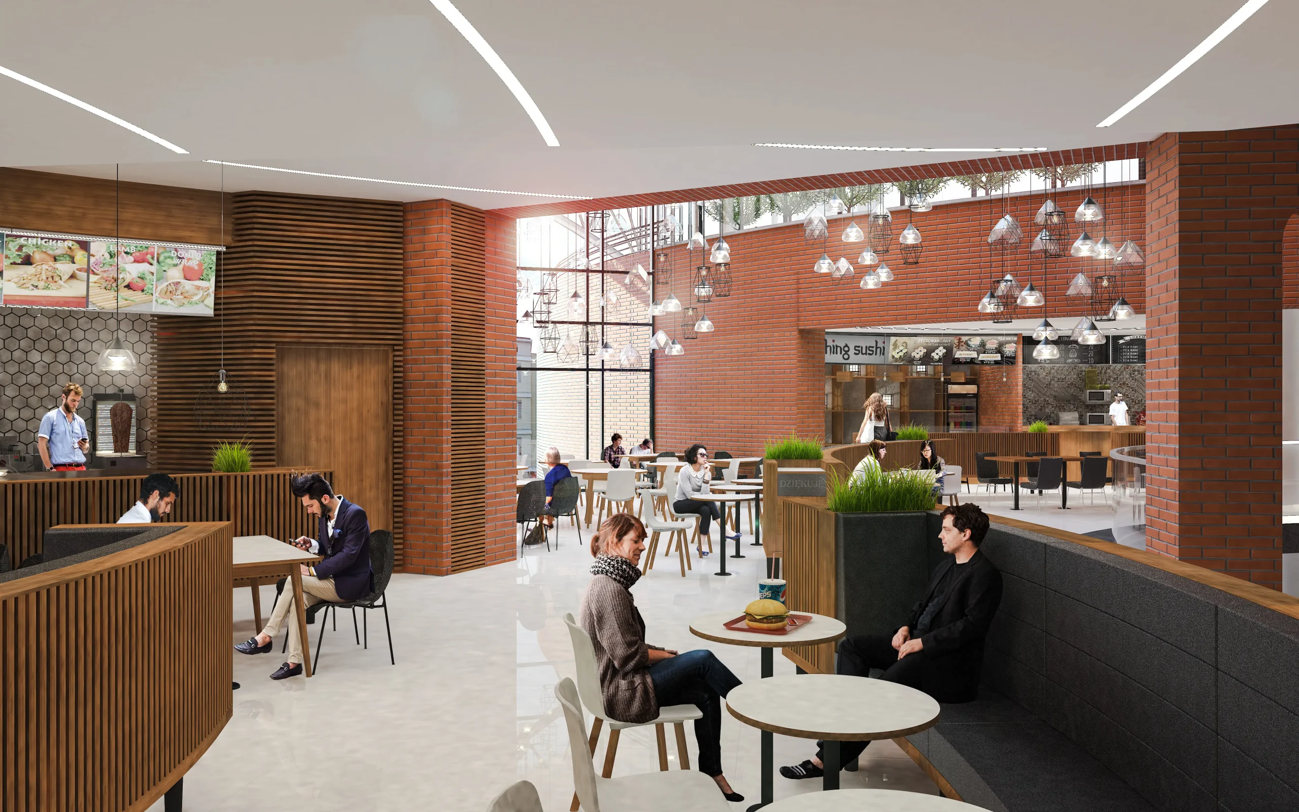 Galeria Handlowa Madison - Food hall - AXMN Gdańsk