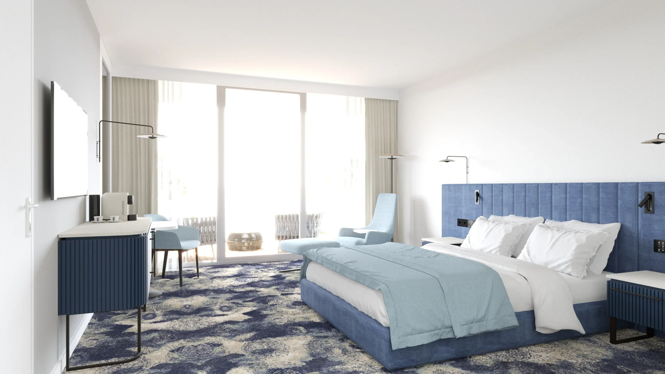 Hotel Jurata - Projekt Wnętrz - AXMN Gdańsk