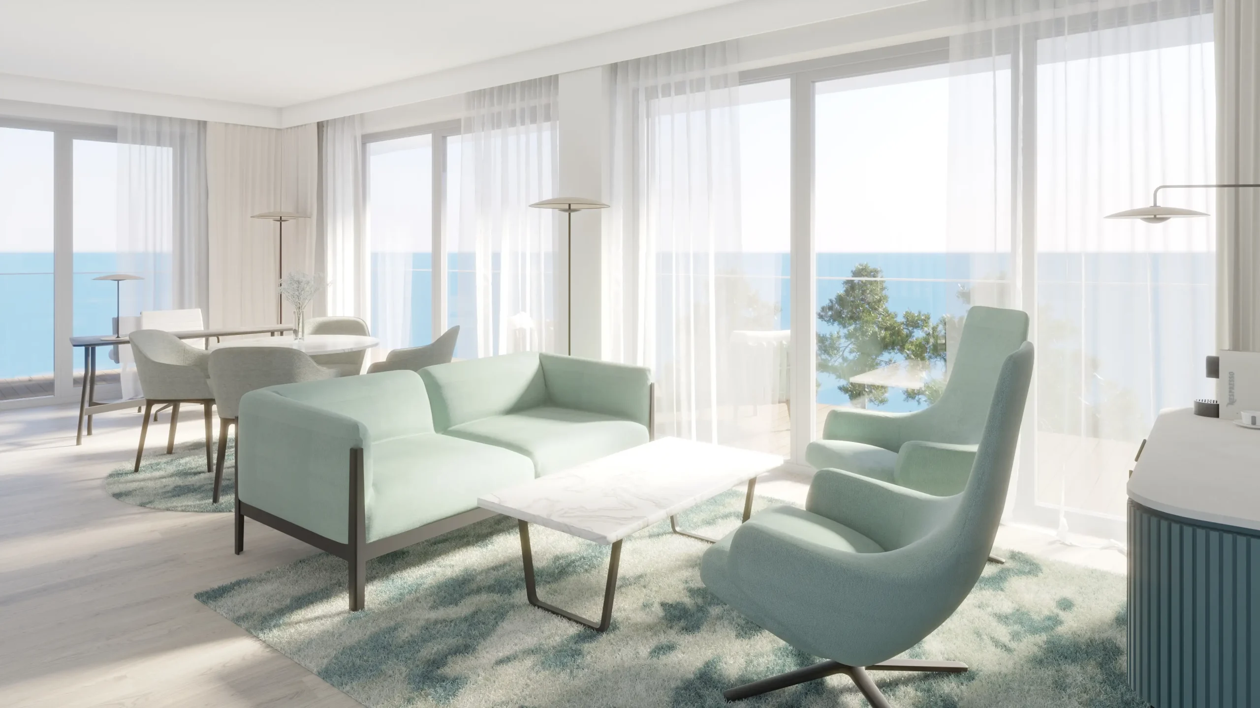 Hotel Jurata - Projekt Wnętrz - AXMN Gdańsk