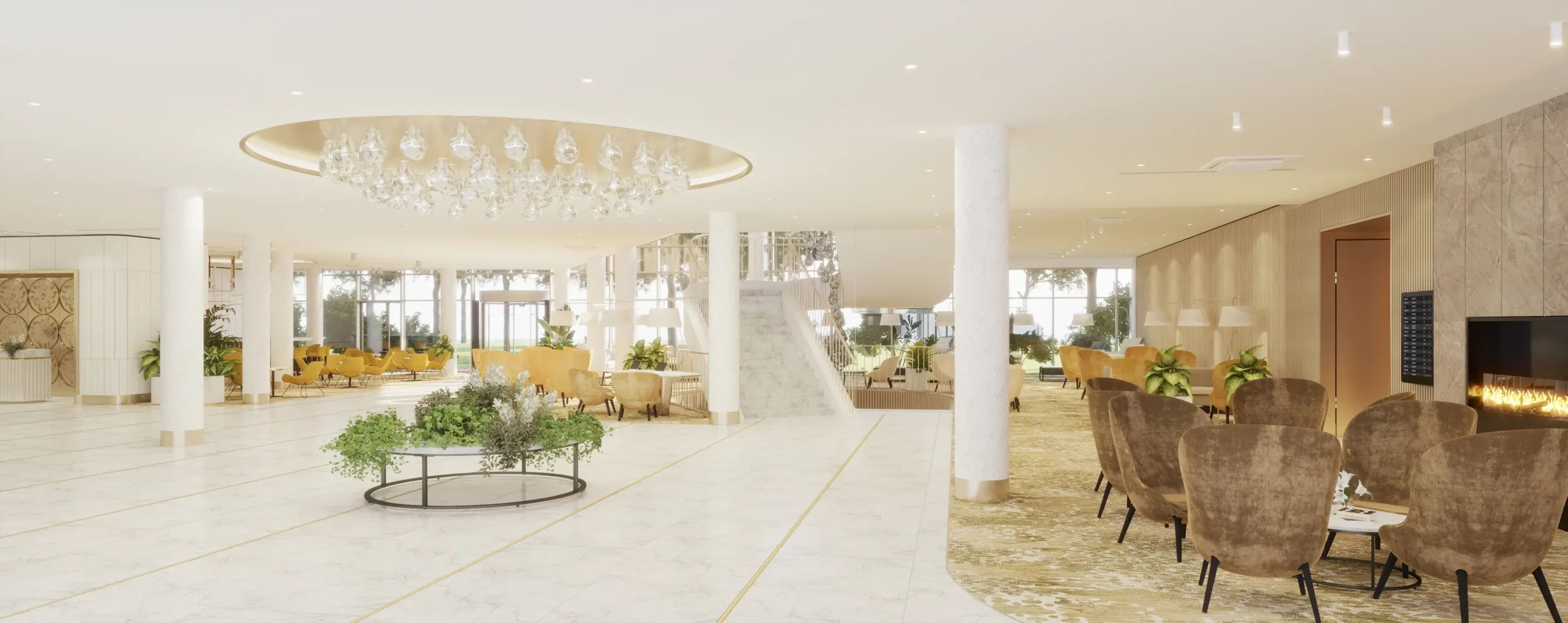 Hotel Jurata - Projekt Wnętrz - AXMN Gdańsk