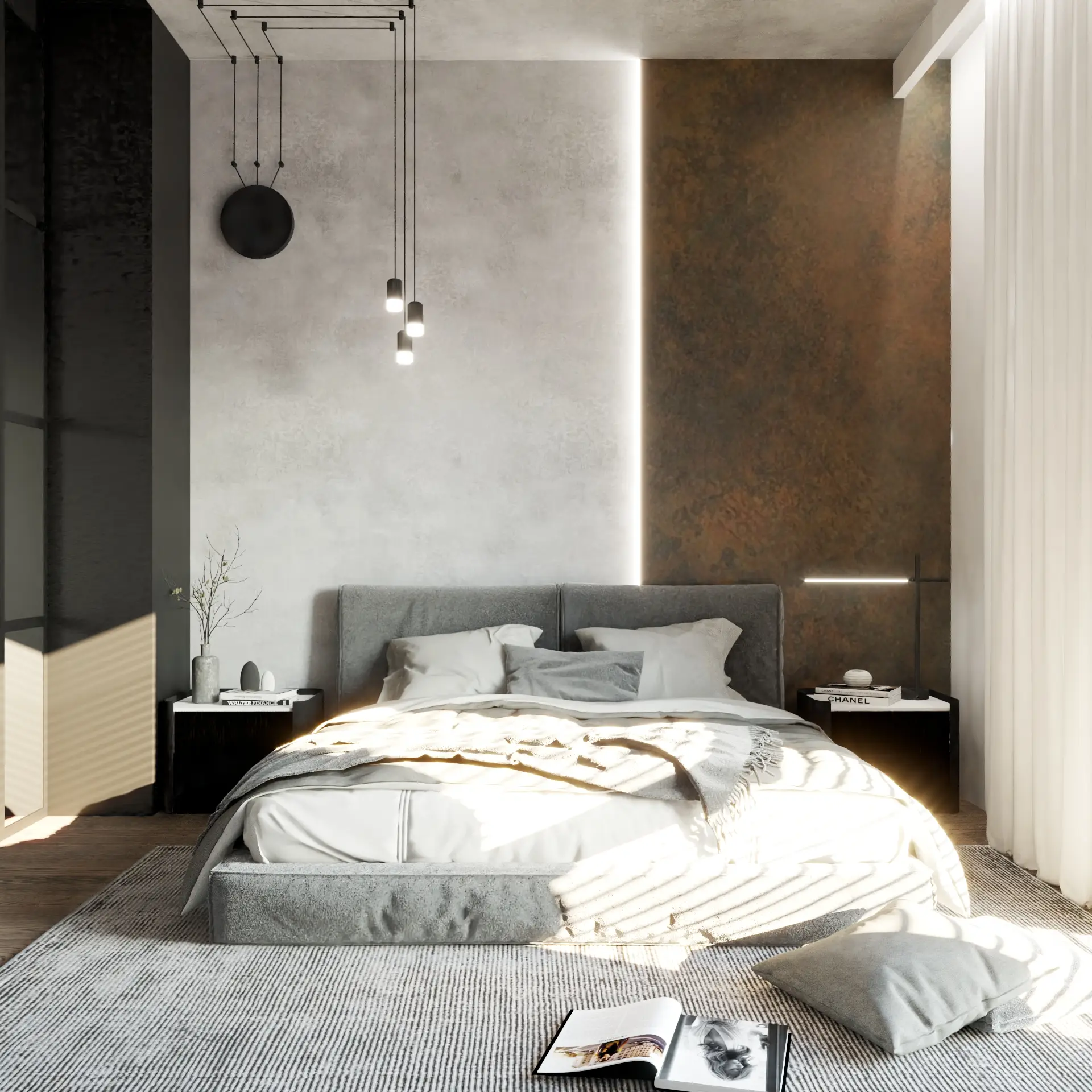 Loft w Gdańsku - Sypialnia - AXMN Gdańsk