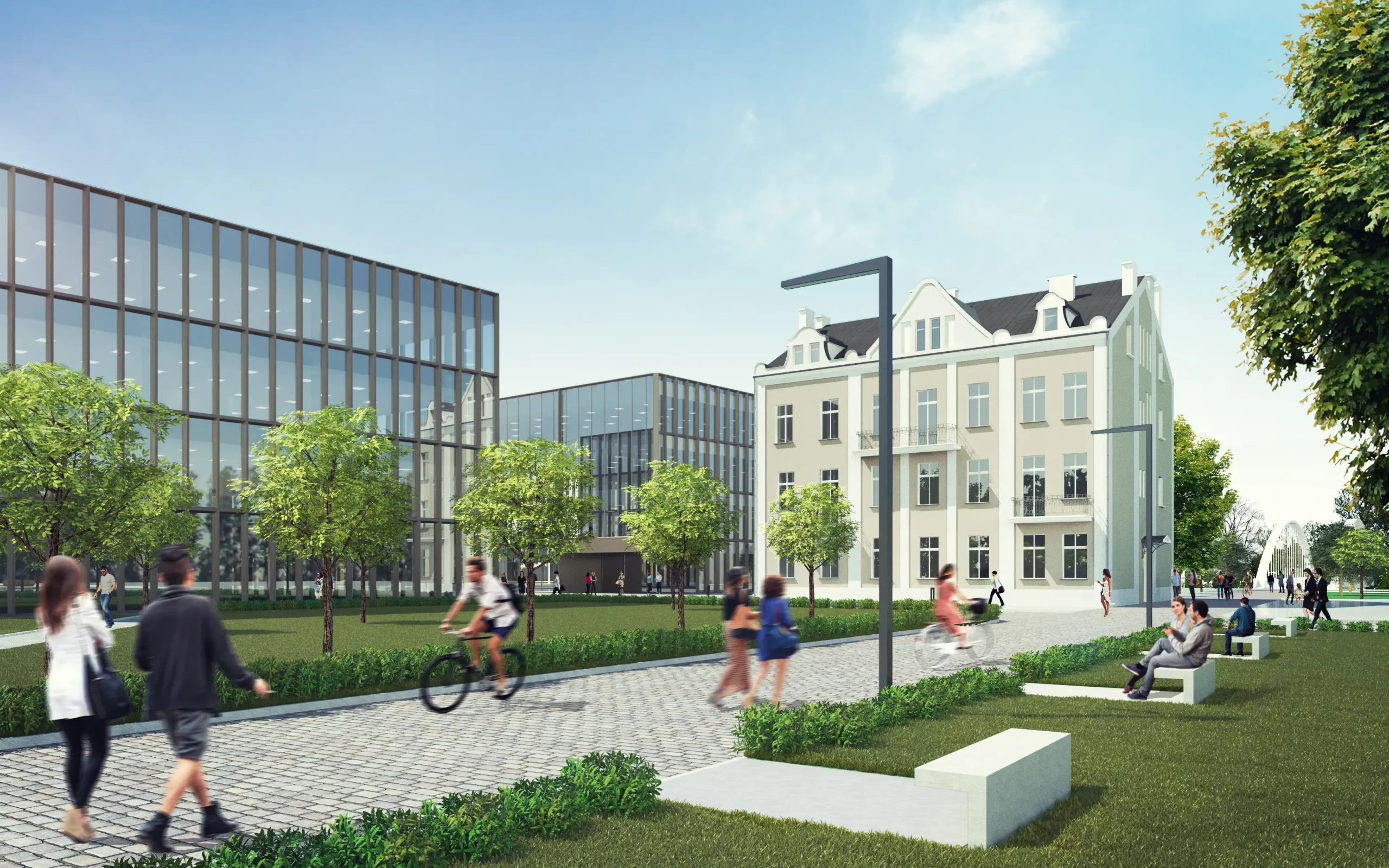 Wistil Business Park - Wizualizacja - AXMN Gdańsk