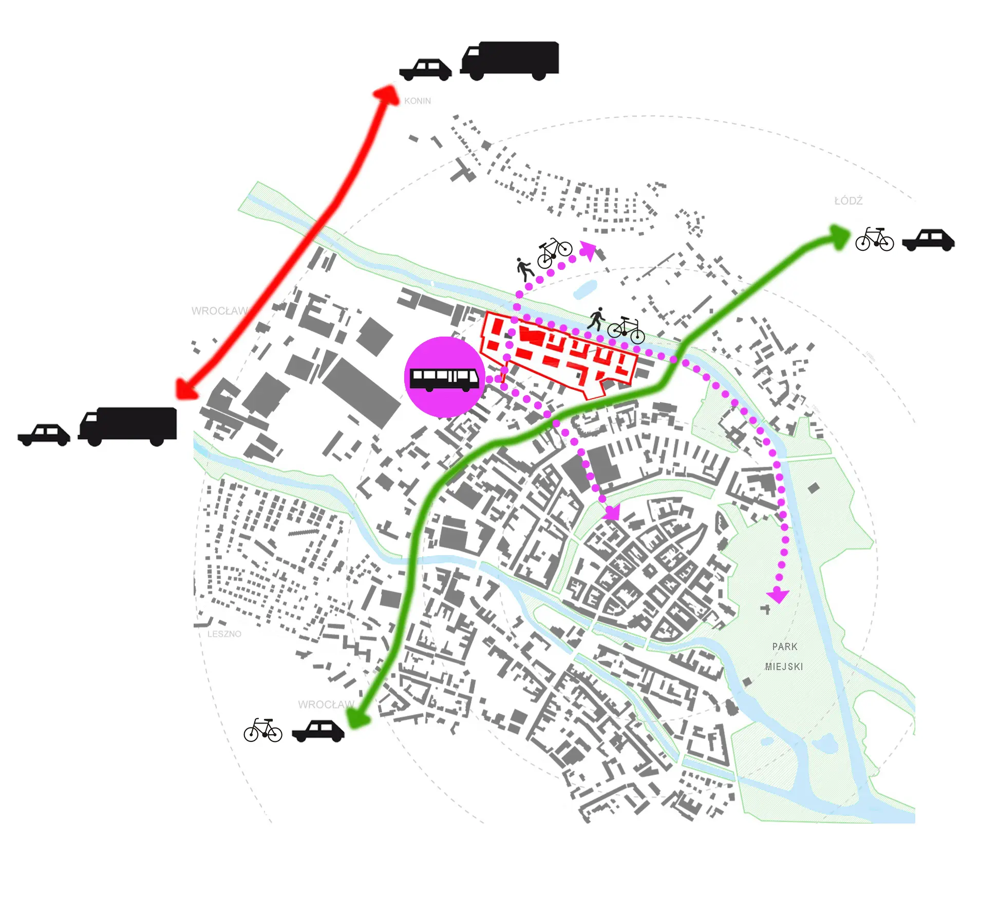 Wistil Business Park - Masterplan - AXMN Gdańsk