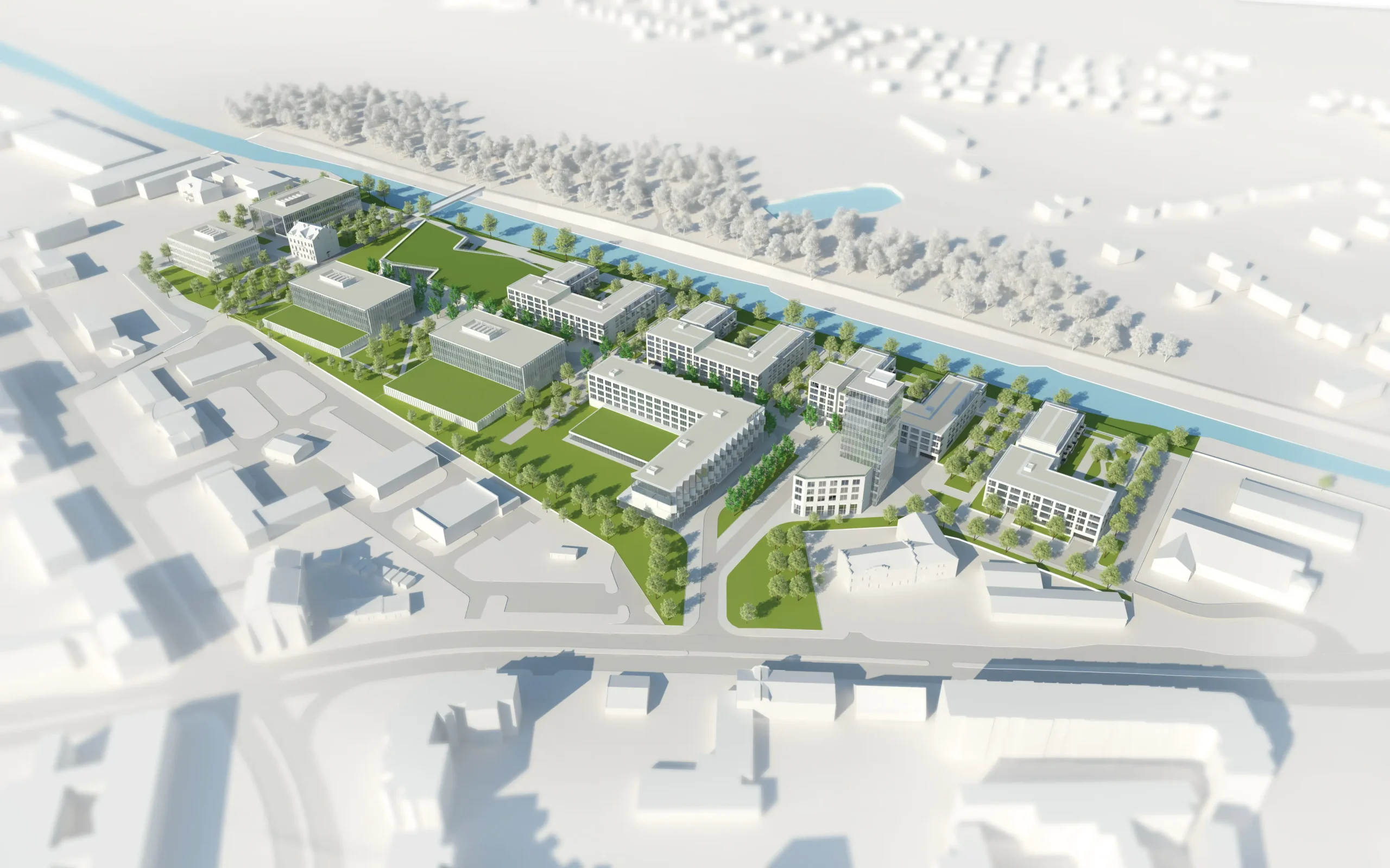 Wistil Business Park - Masterplan - AXMN Gdańsk