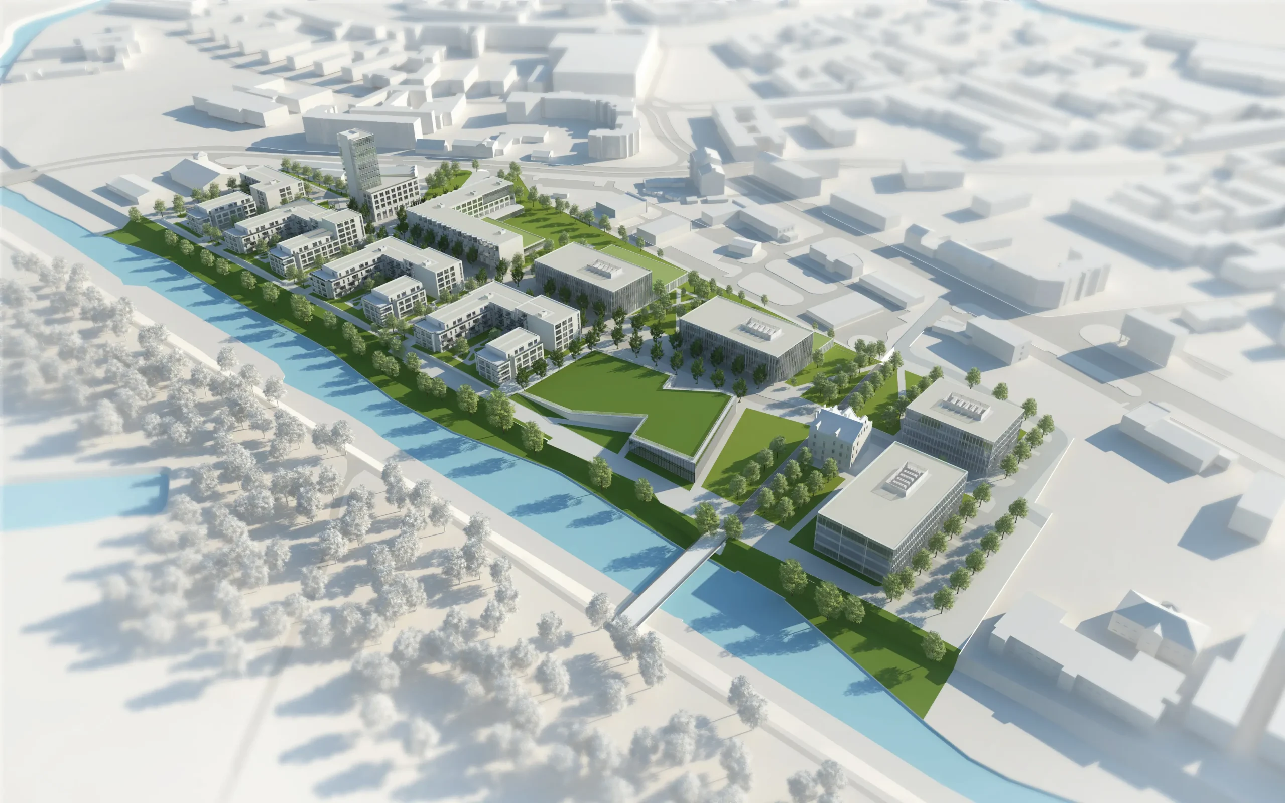 Wistil Business Park - Masterplan - AXMN Gdańsk