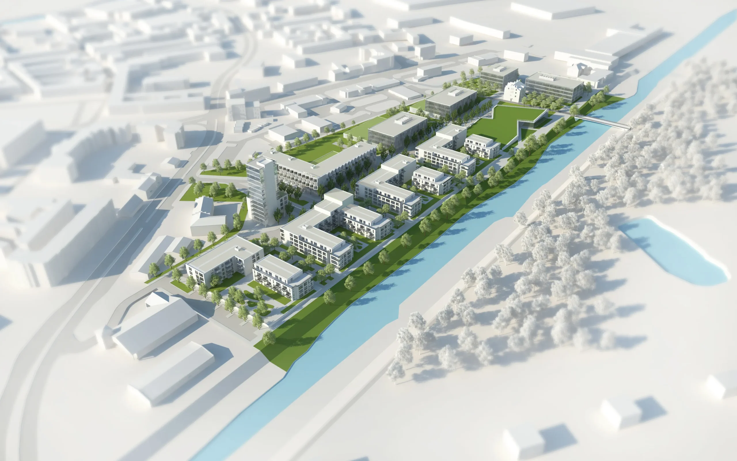 Wistil Business Park - Masterplan - AXMN Gdańsk